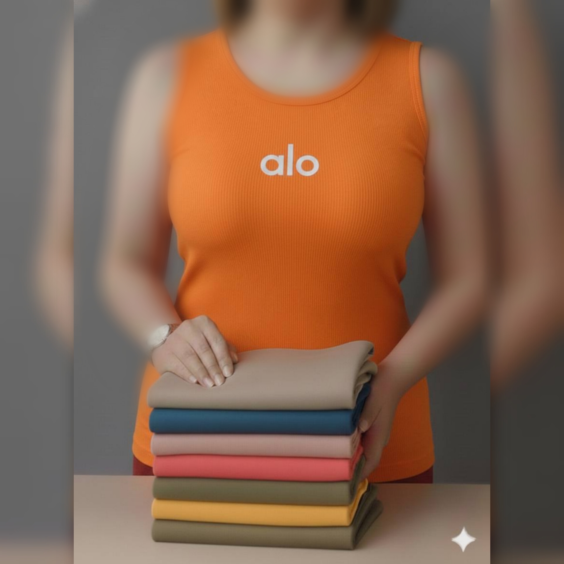 ️تاپ حلقه ای چاپ alo (پک 5 عددی)