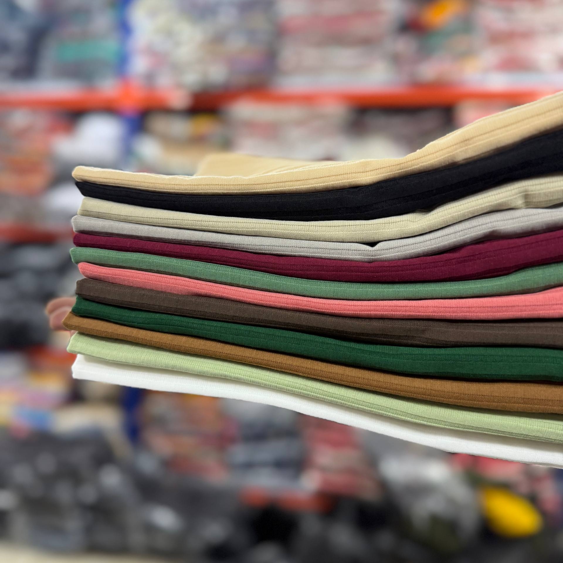 ️تاپ بیسیک یقه ۵ سانت (پک 6 عددی)