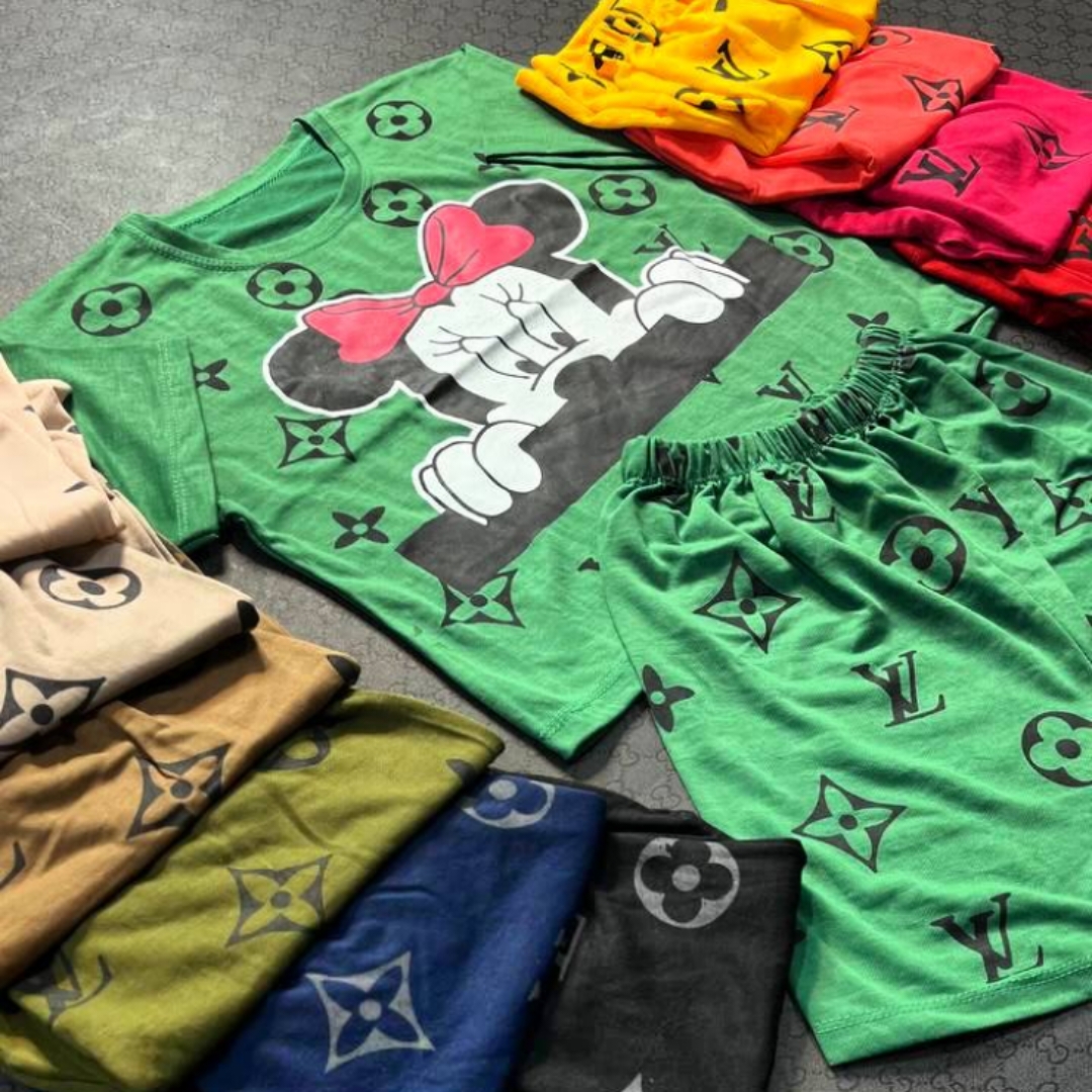 کراپ شورتک میکی (پک 6 عددی)