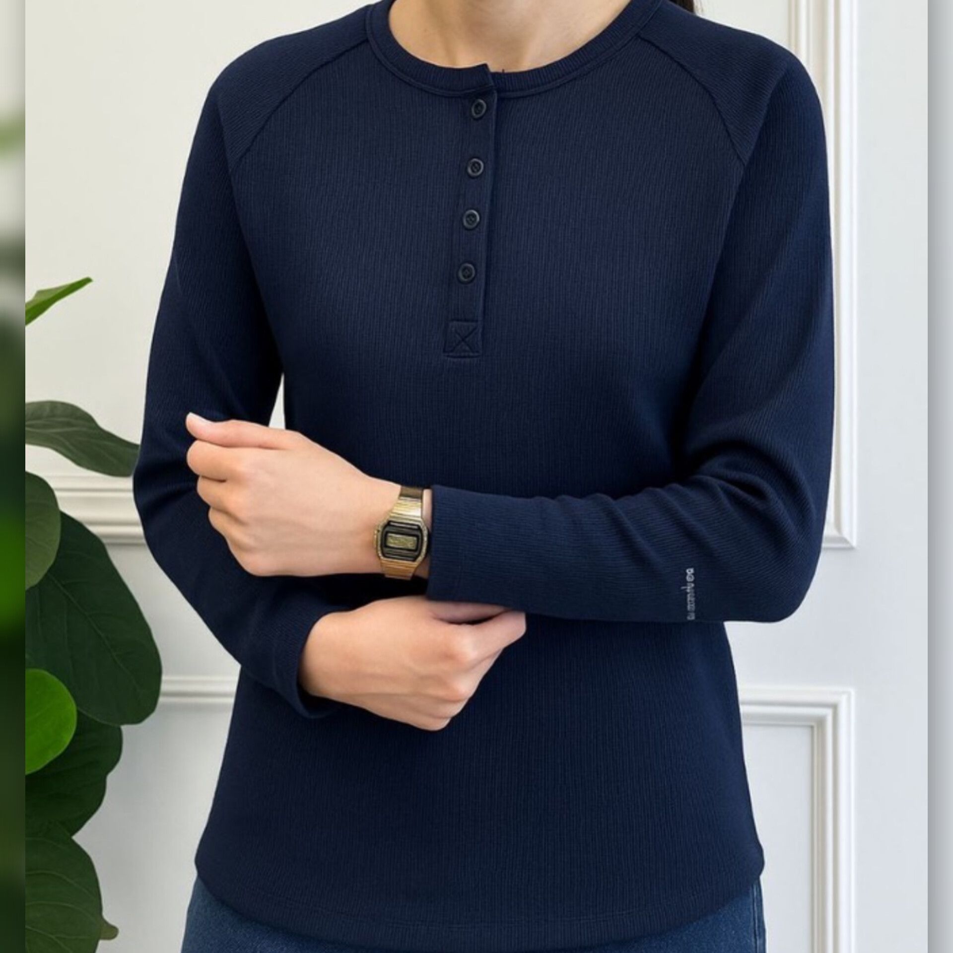 بلوز قاپک دار یقه ۴ دکمه (پک 6 عددی)