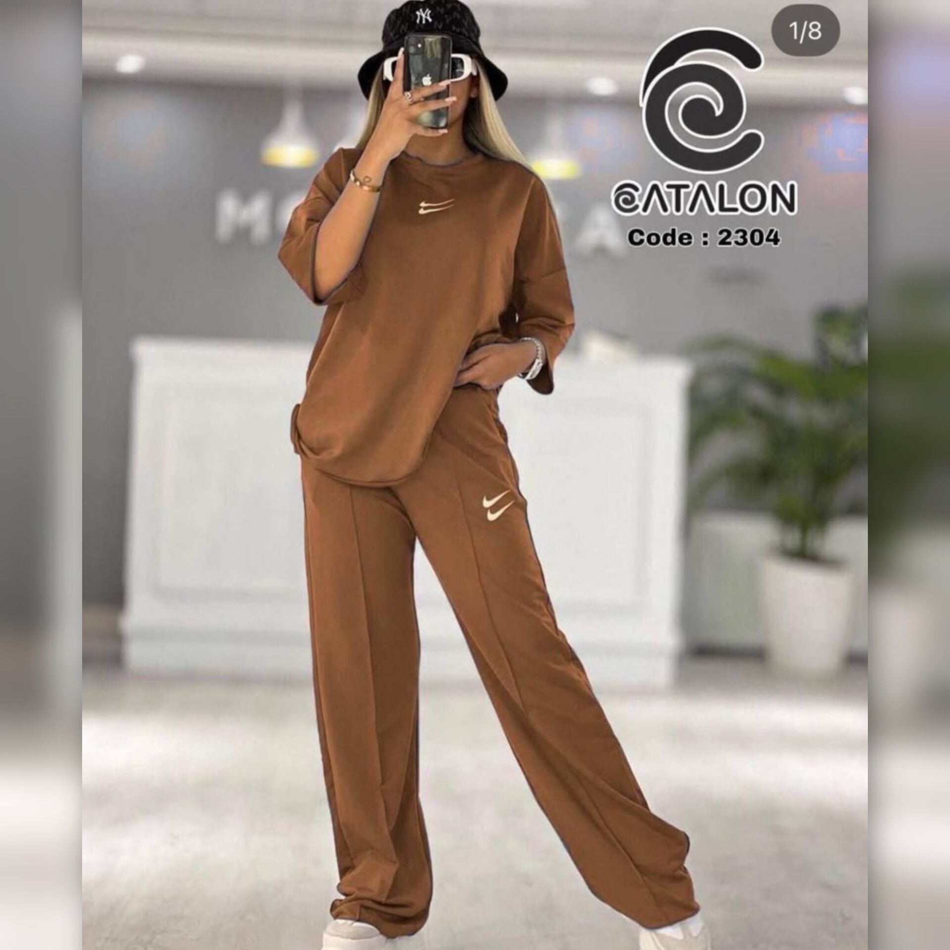 بلوزشلوار خط اتو چاپ دونایک (پک 5 عددی)