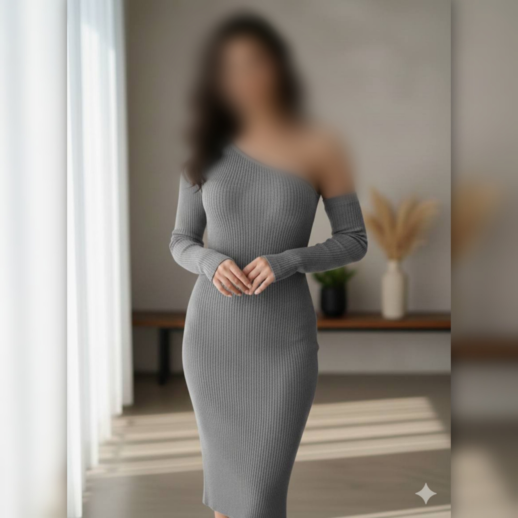 ماکسی یکطرف لختی استین جدا (پک 6 عددی)