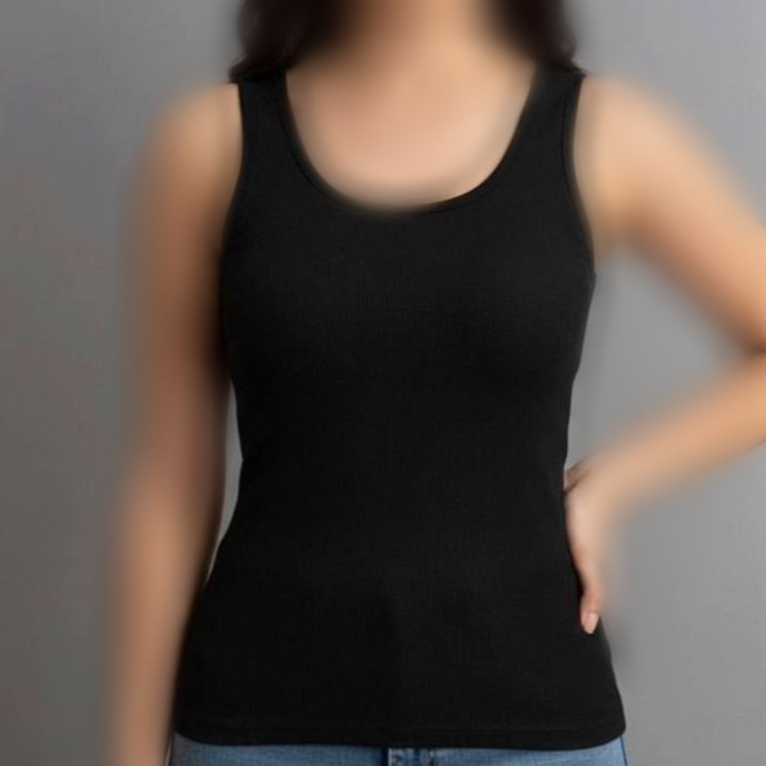 تاپ رکابی بیسیک یقه گرد (پک 6 عددی)