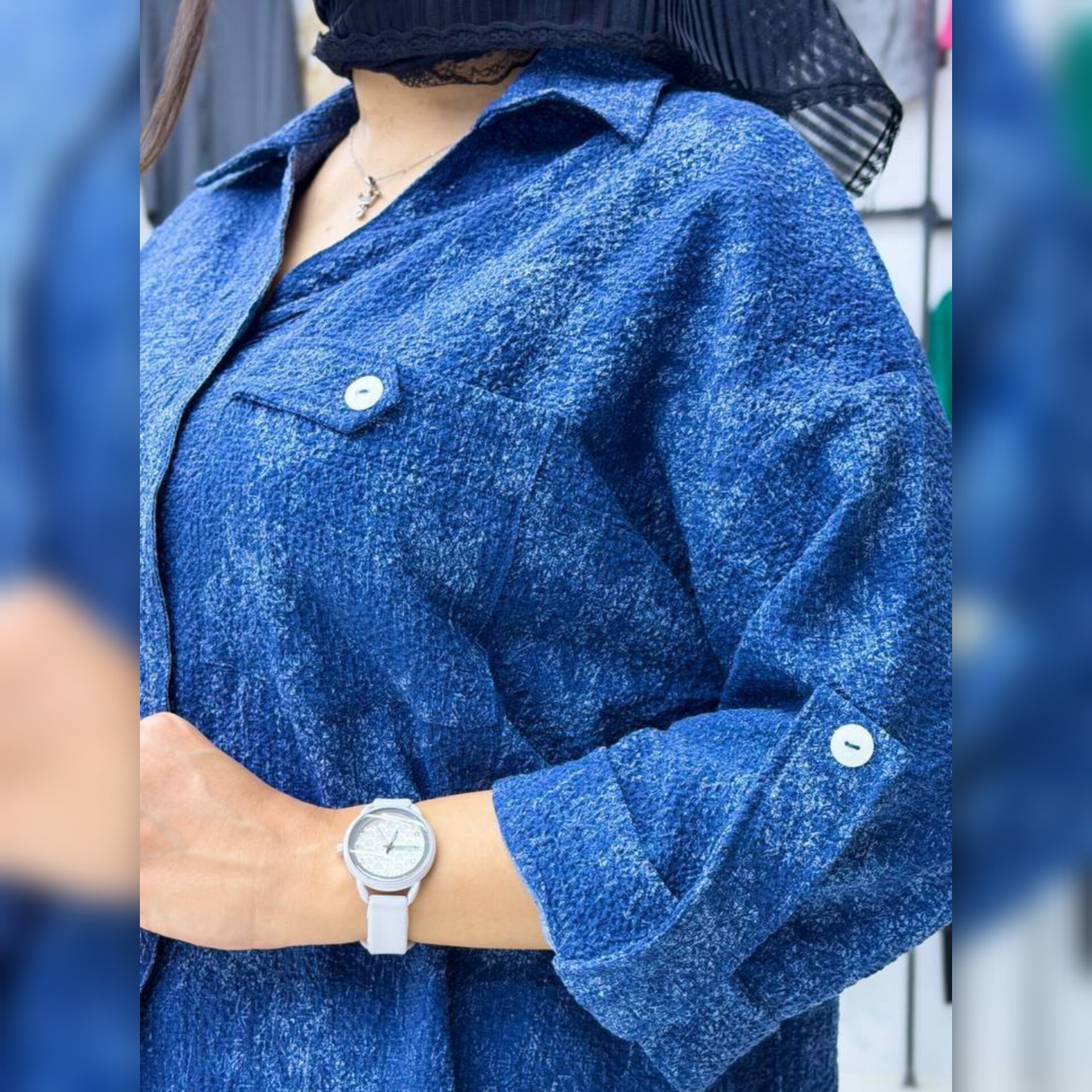 شومیز باکسی ۲ جیب پلنگی (پک 4 عددی) (کپی)