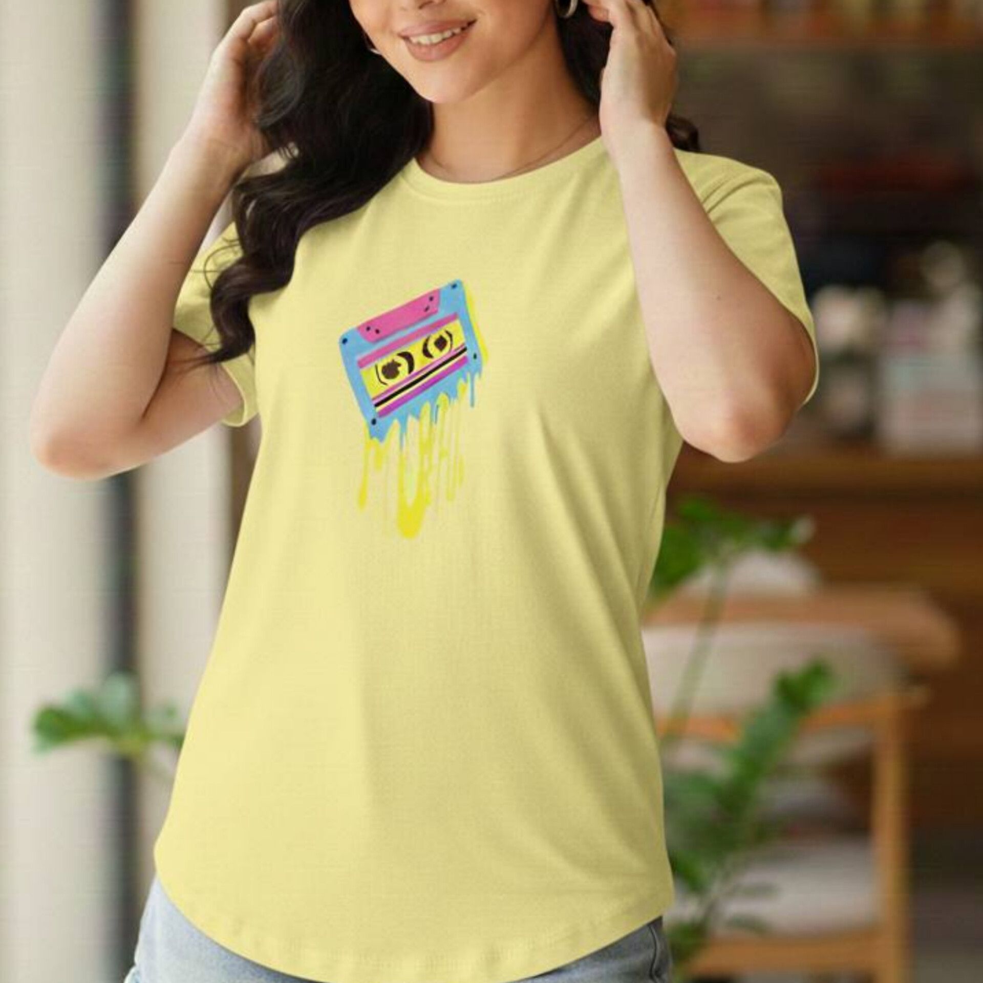 تیشرت نیم استین چاپ کاست (پک 4 عددی)