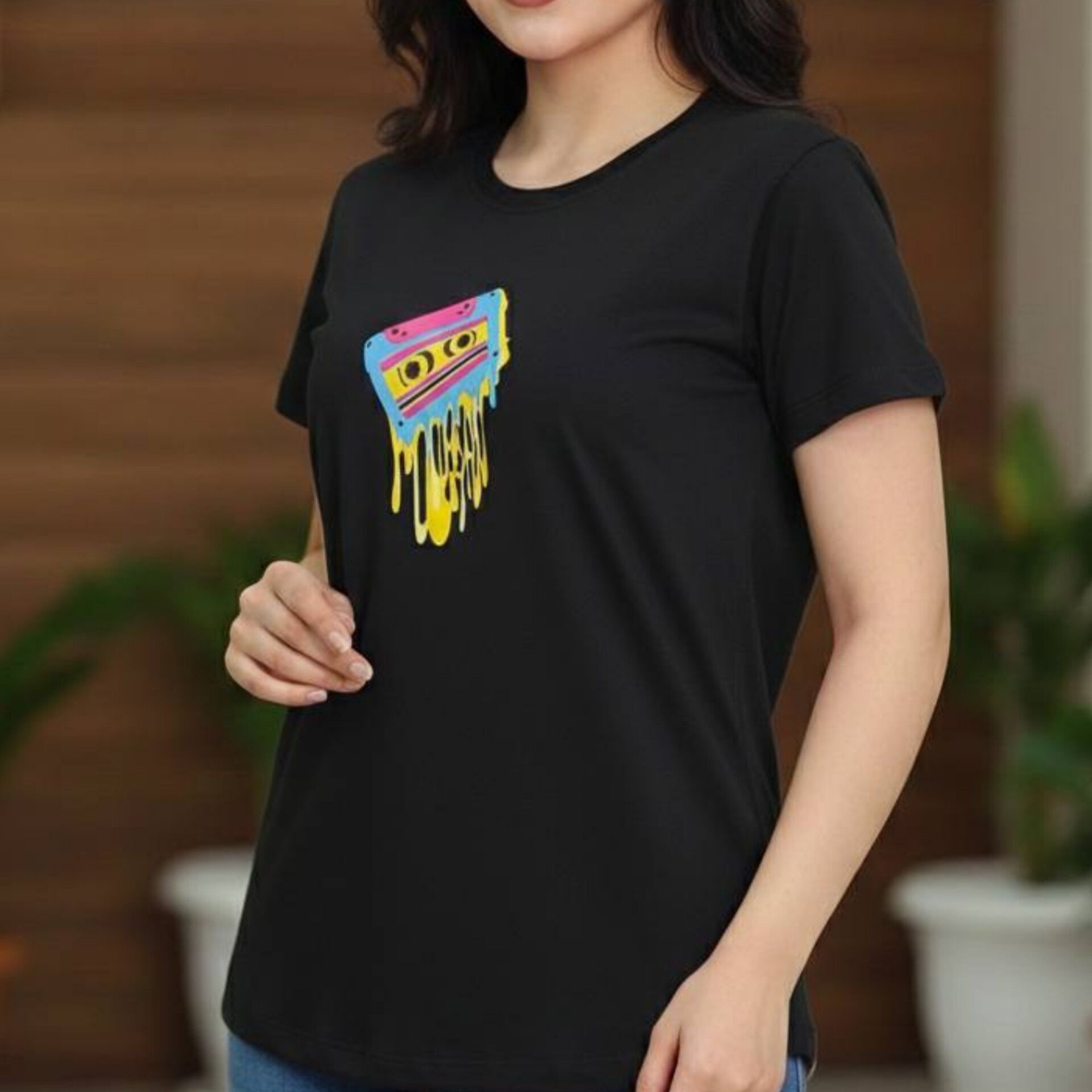 تیشرت نیم استین چاپ کاست (پک 4 عددی)