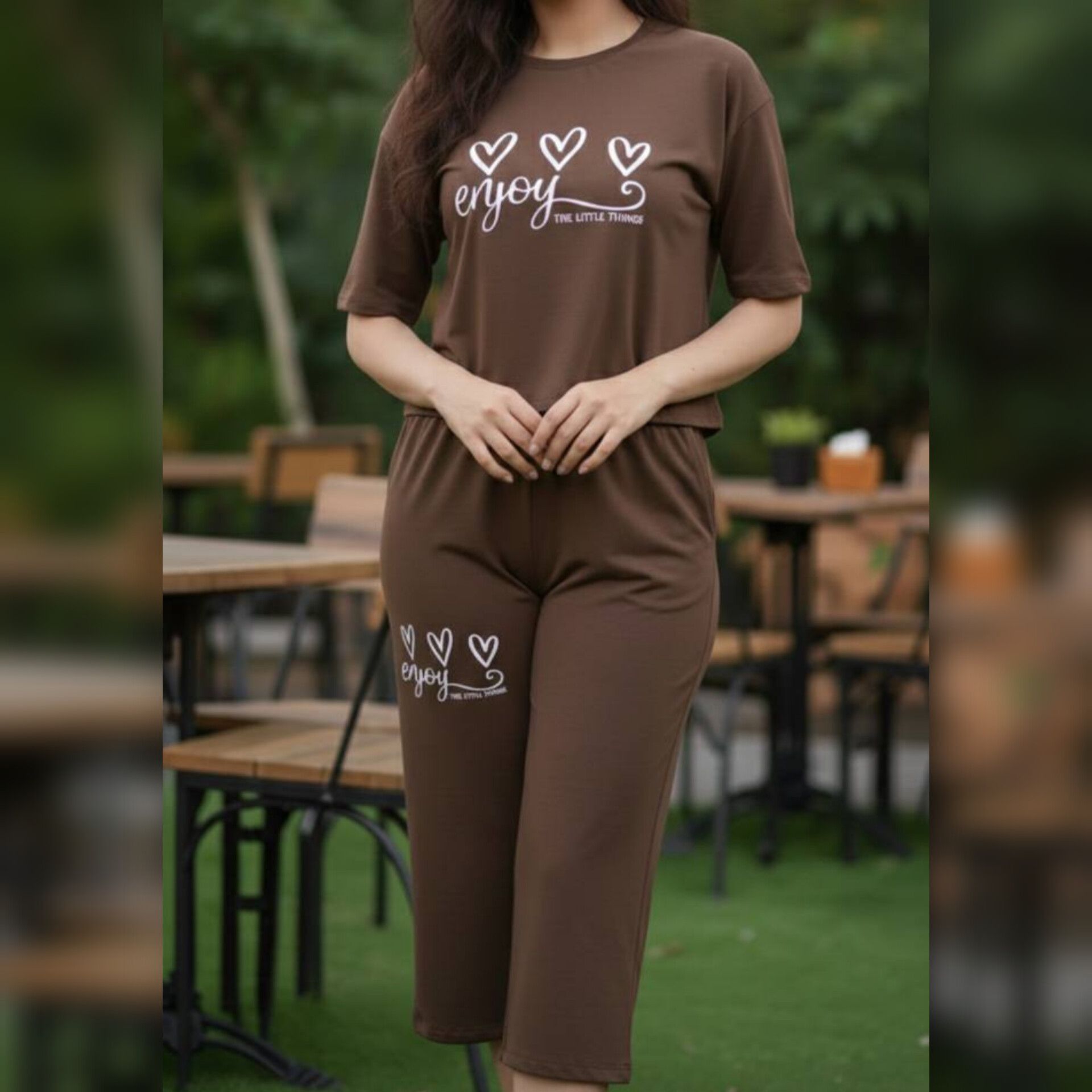 ست تیشرت وشلوارک قواره دار (پک 6 عددی)