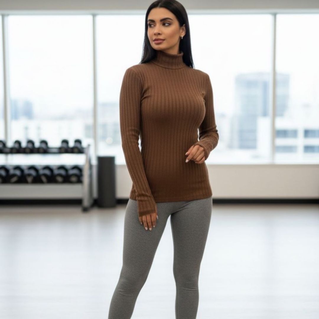 بلوز یقه استاده فینگری (پک 6 عددی)