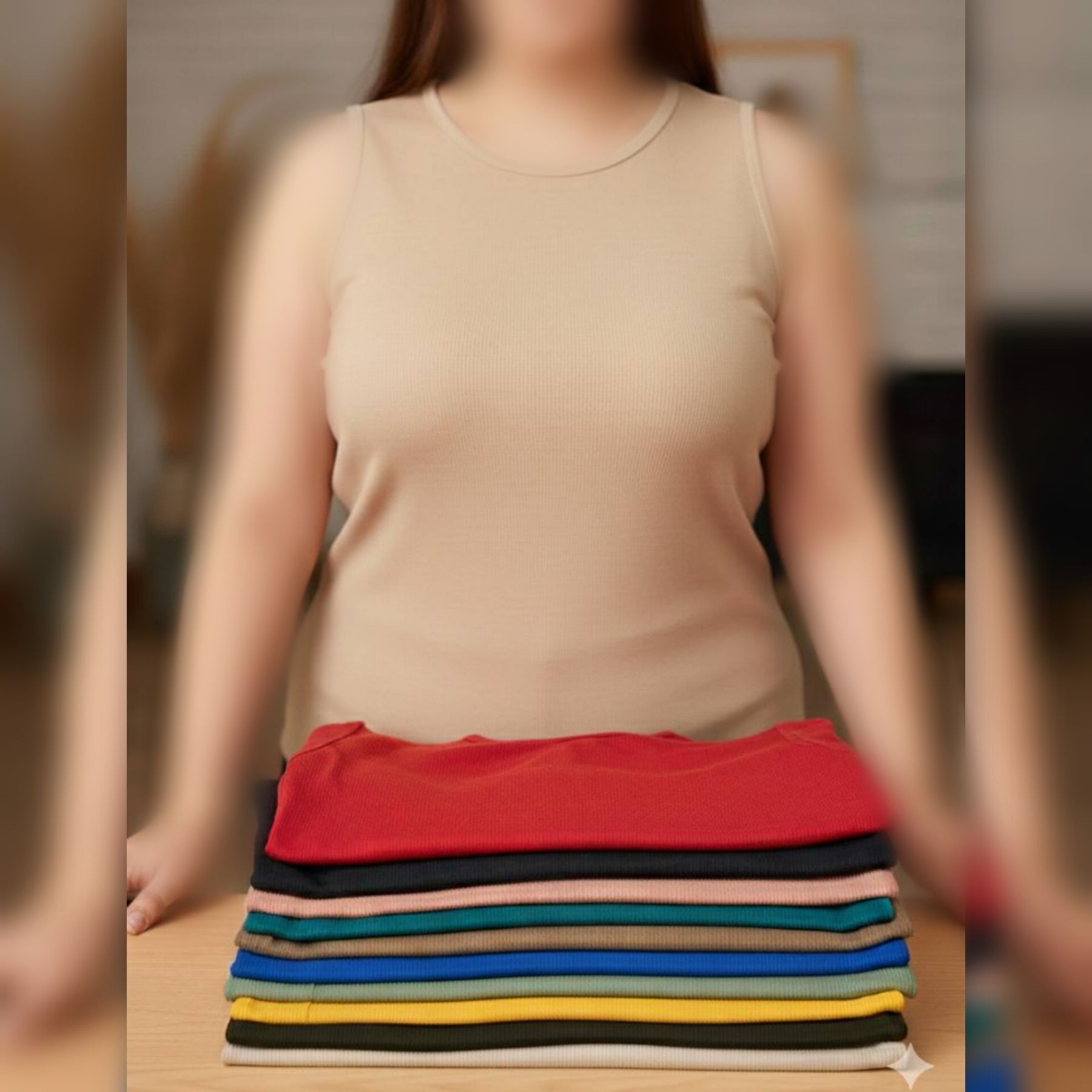 تاپ بیسیک قد بلند ۷۰ (پک 5 عددی)