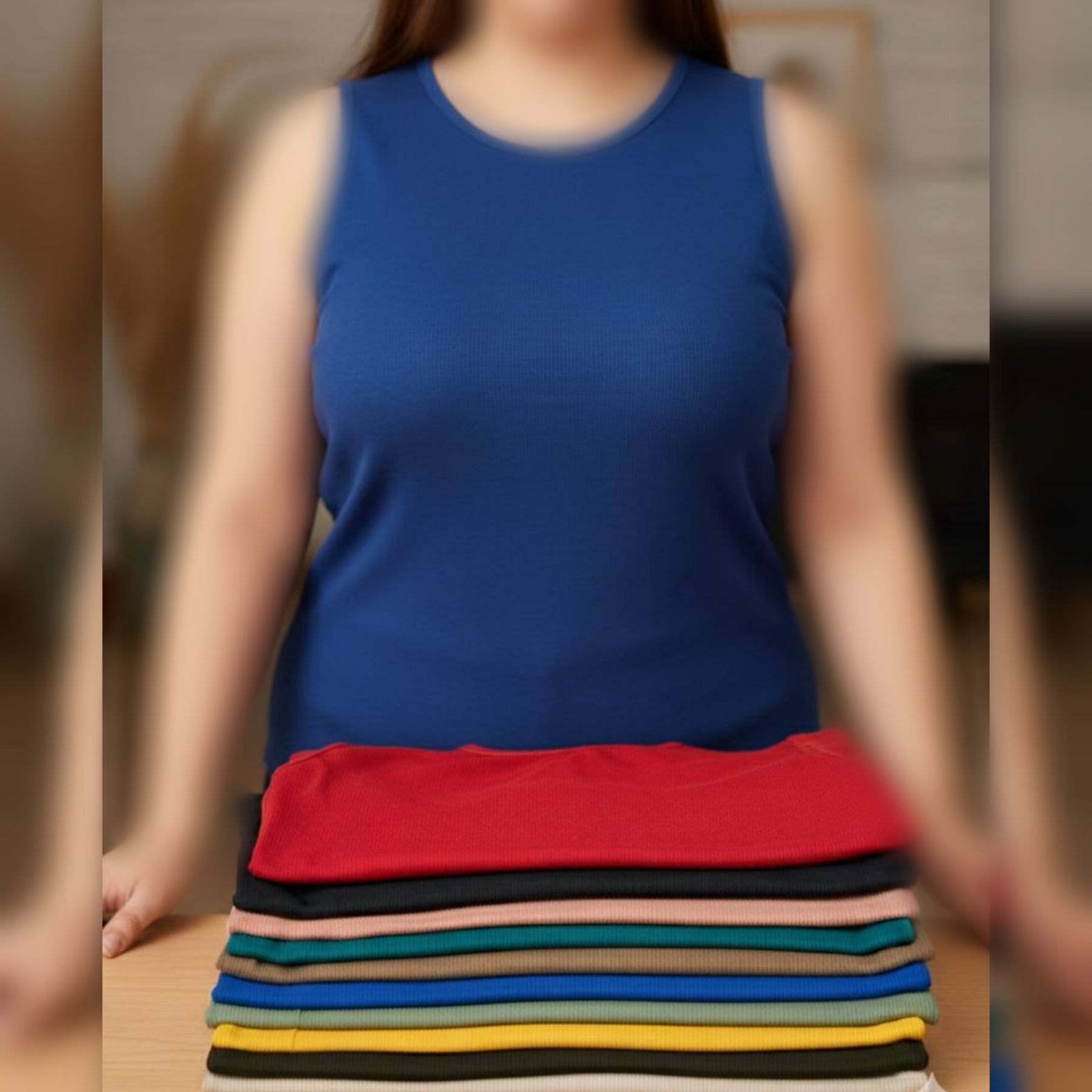 تاپ بیسیک قد بلند ۷۰ (پک 5 عددی)