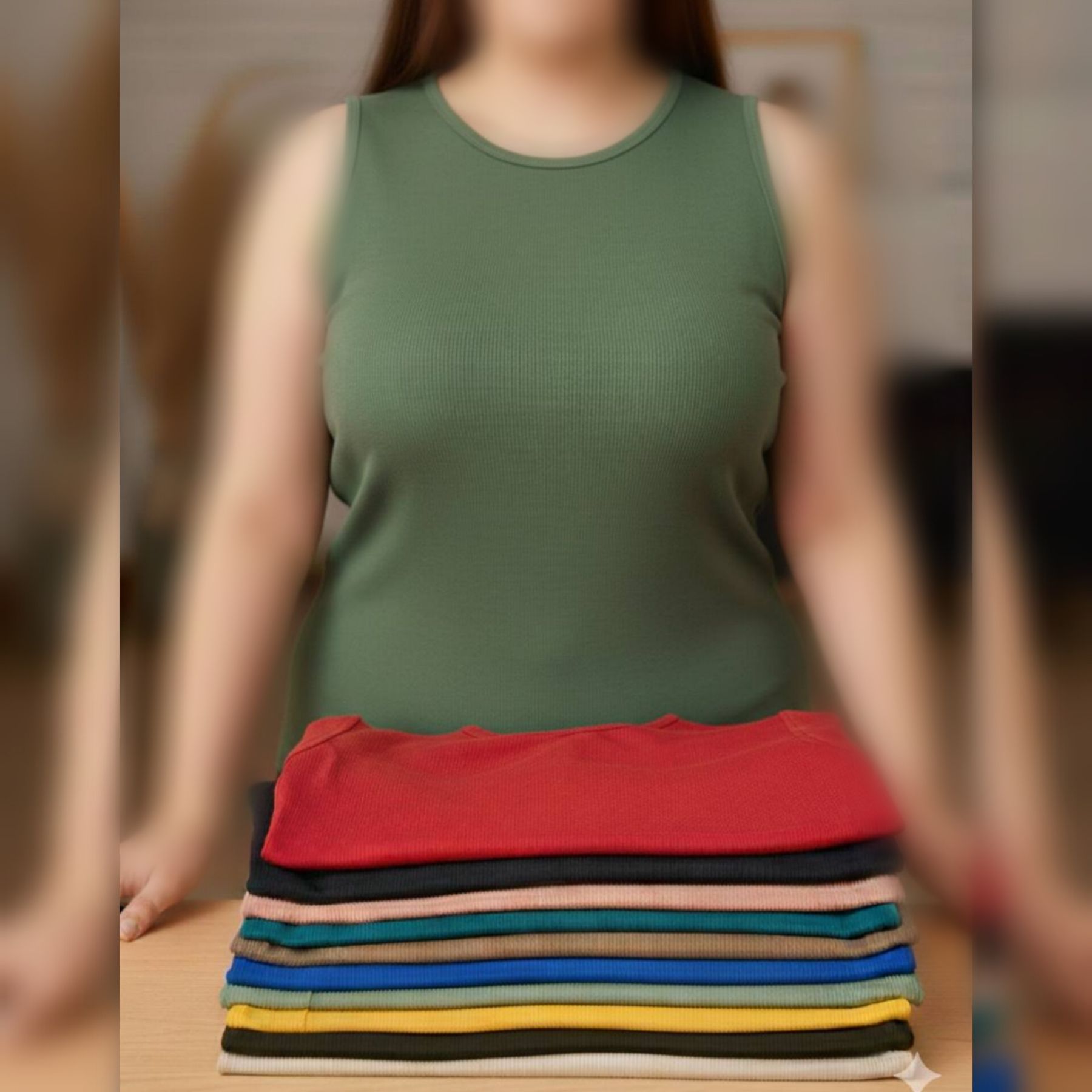 تاپ بیسیک قد بلند ۷۰ (پک 5 عددی)