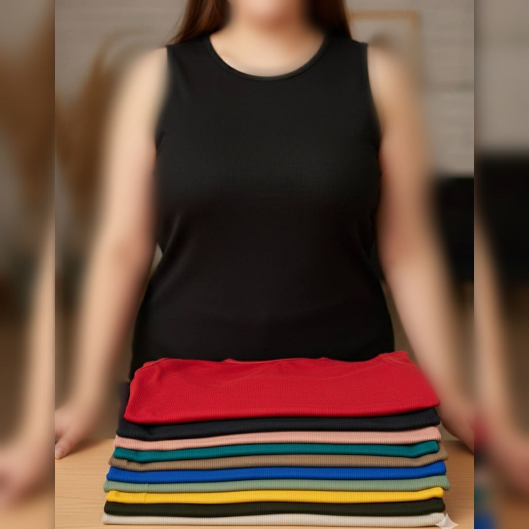 تاپ بیسیک قد بلند ۷۰ (پک 5 عددی)