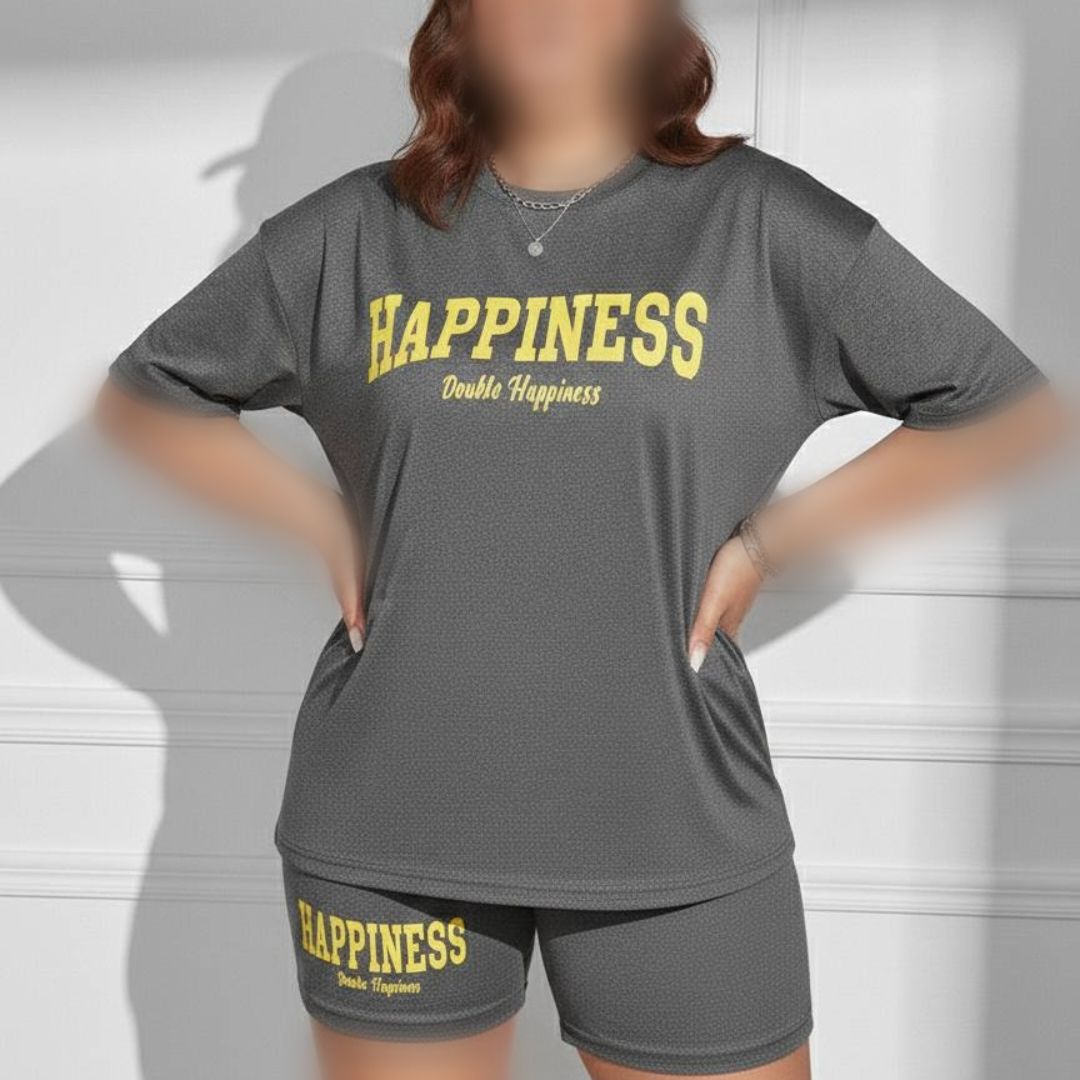 تیشرت شلوارک ملانژ لاکرا (پک 6 عددی)