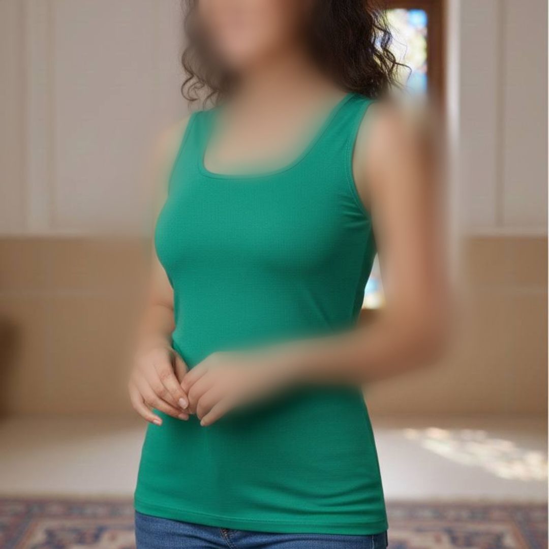 تاپ یقه خشتی بیسیک (پک 6 عددی)