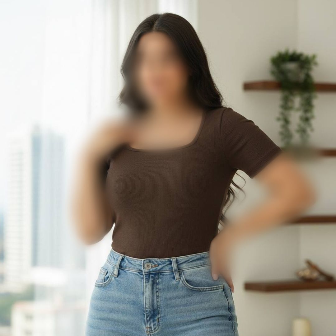 تیشرت بیسیک یقه خشتی (پک 5 عددی)