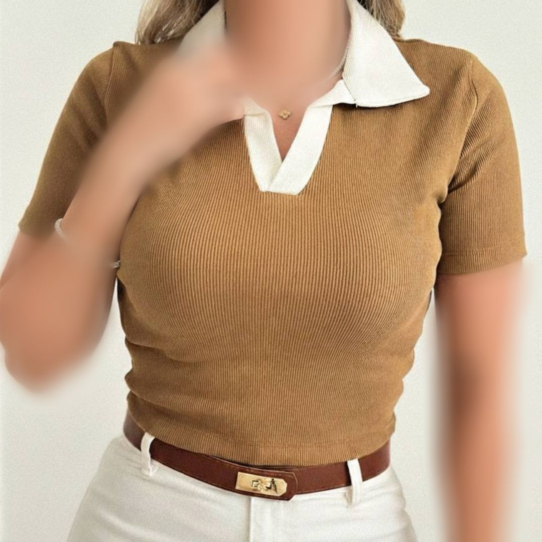 تاپ یقه سفید (پک 6 عددی)