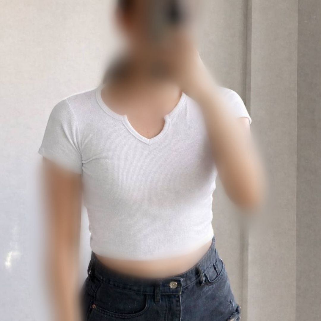 کراپ یقه هفت (پک 3 عددی)