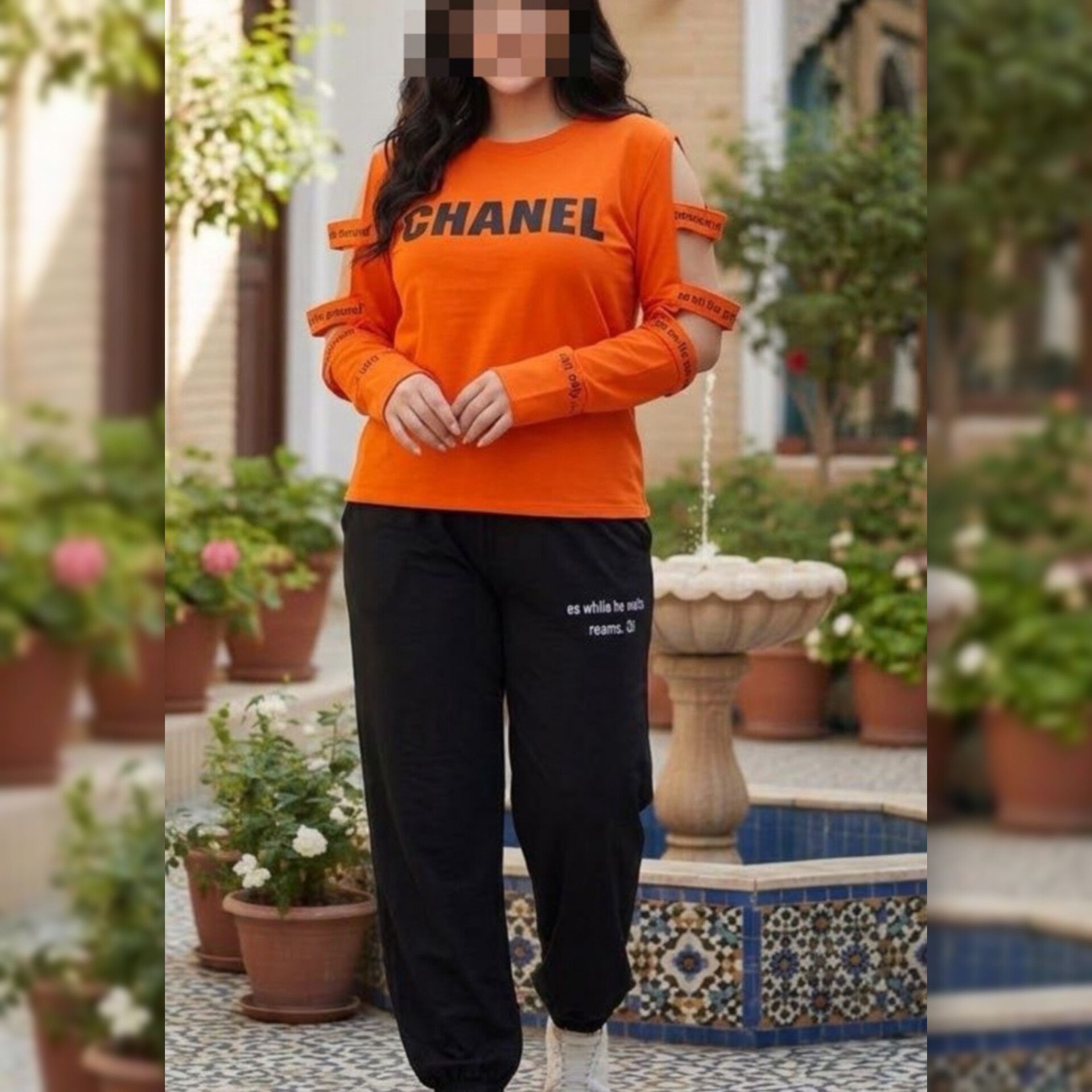 ست بلوز و شلوار پنجره ای (پک 6 عددی)