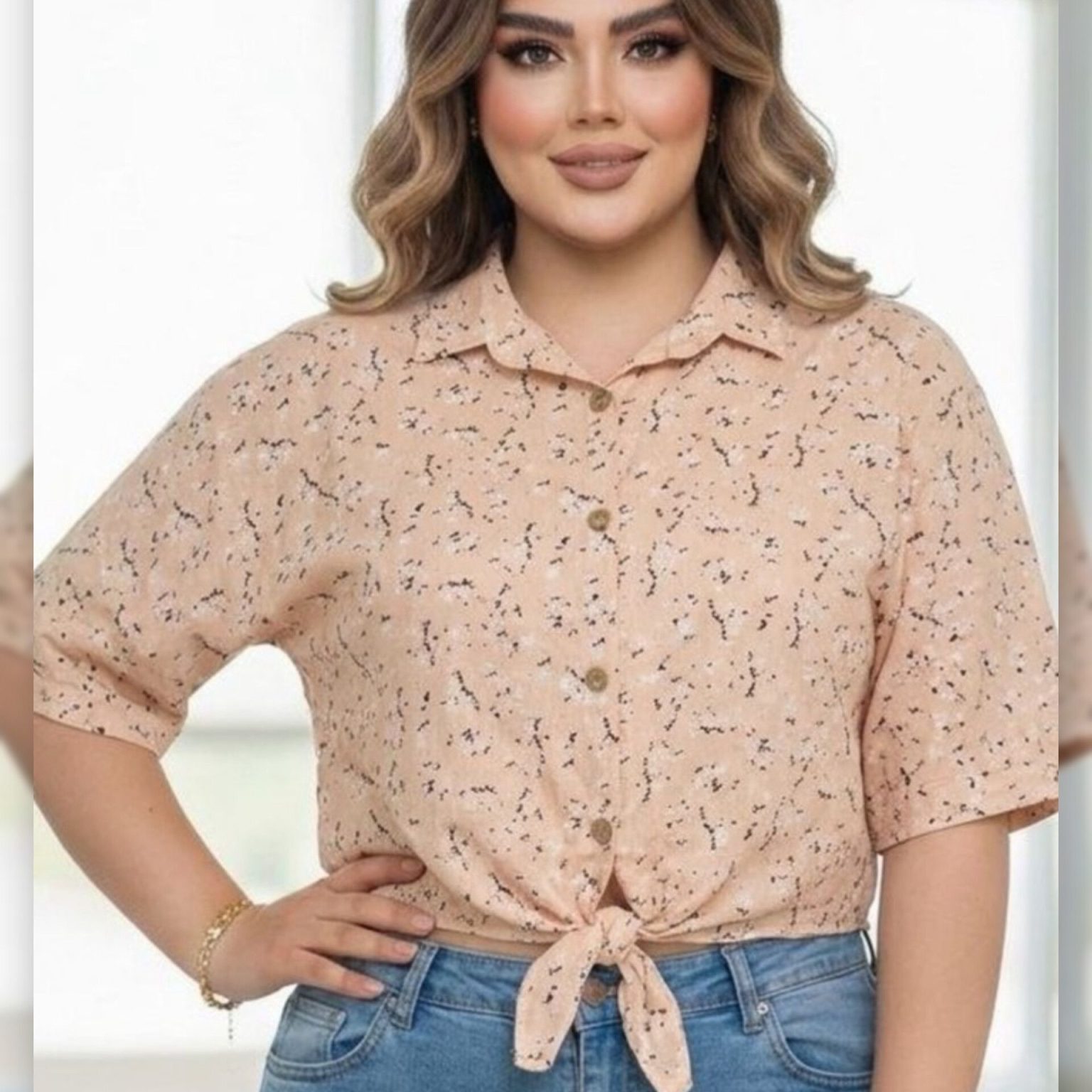 شومیز پایین گره ای کیمینویی (پک 4 عددی)