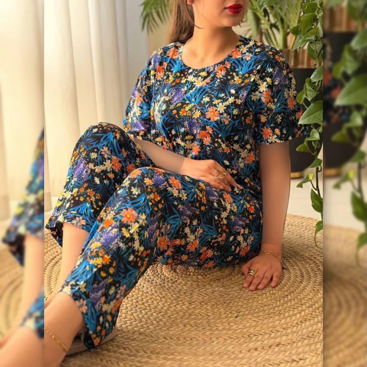ست تیشرت شلوار سپیده (پک 3 عددی)