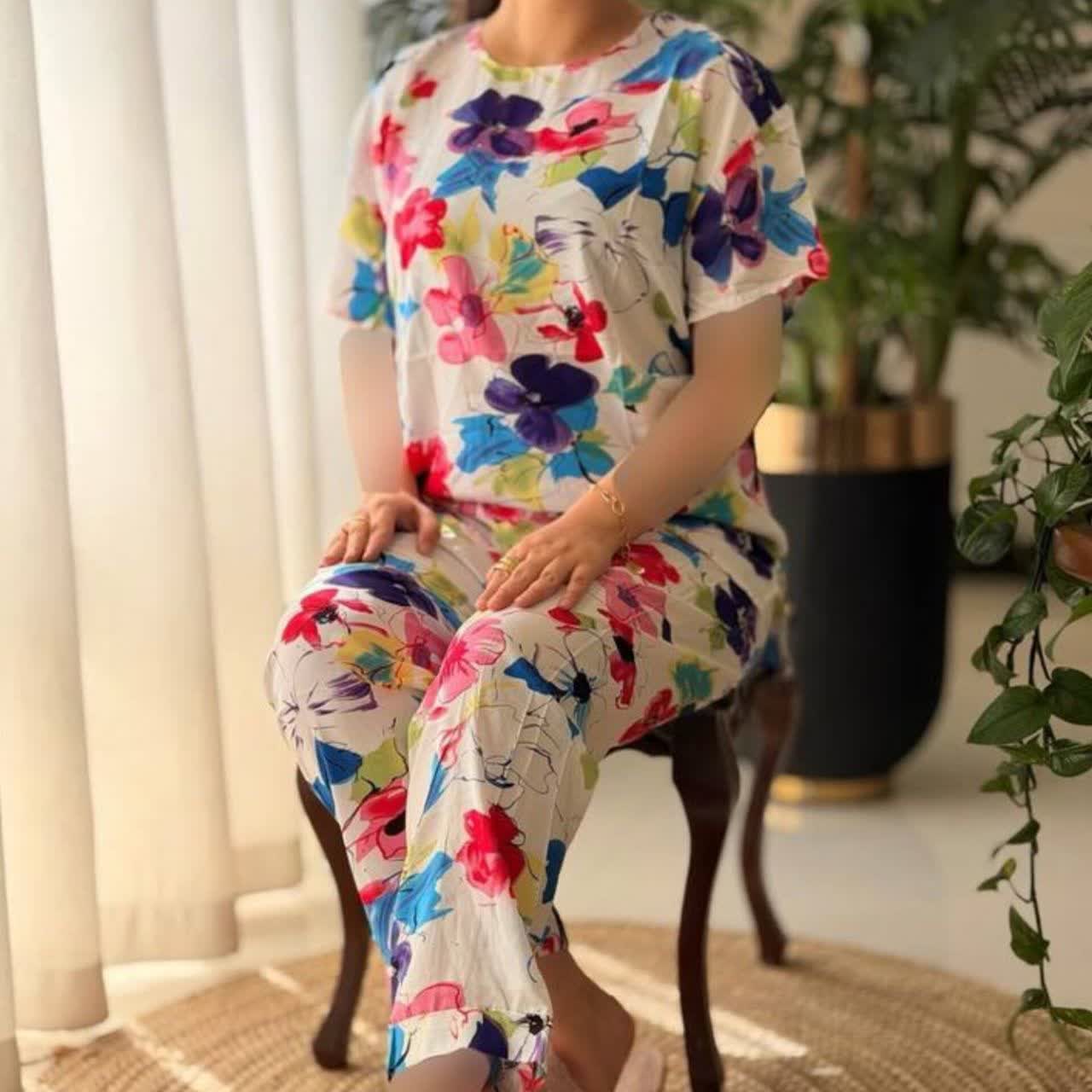 ست تیشرت شلوار سپیده (پک 3 عددی)
