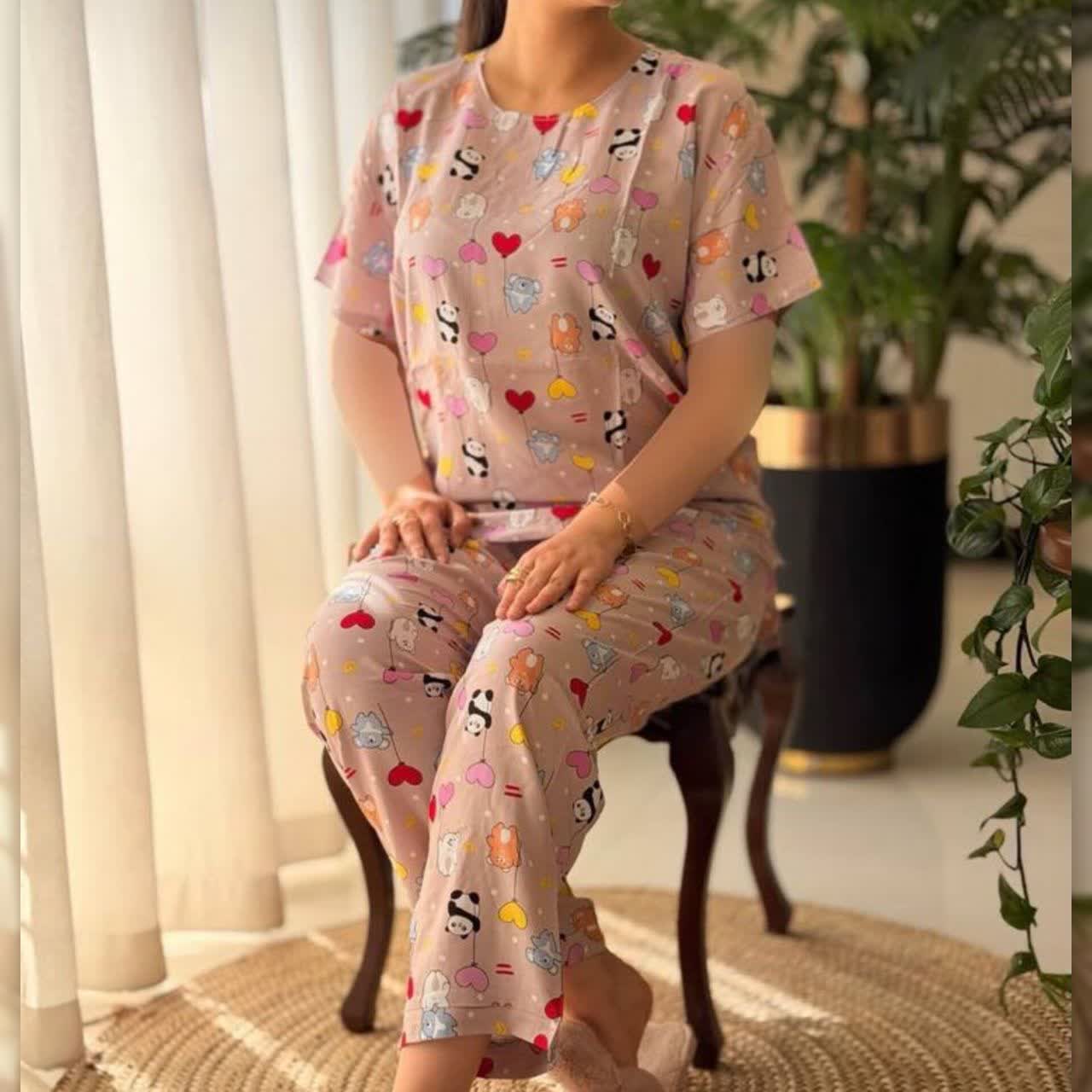 ست تیشرت شلوار سپیده (پک 3 عددی)