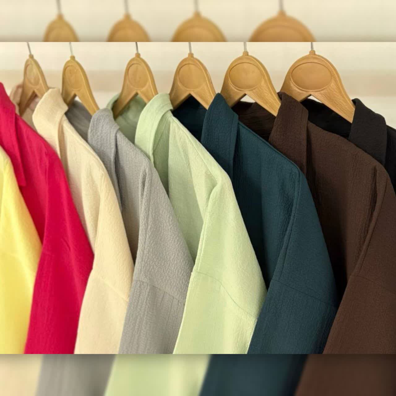 شومیز مانتویی یقه هفت (پک 4 عددی)