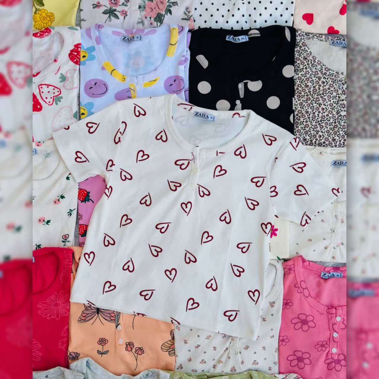 کراپ ZARA قواره دار (پک 6 عددی)